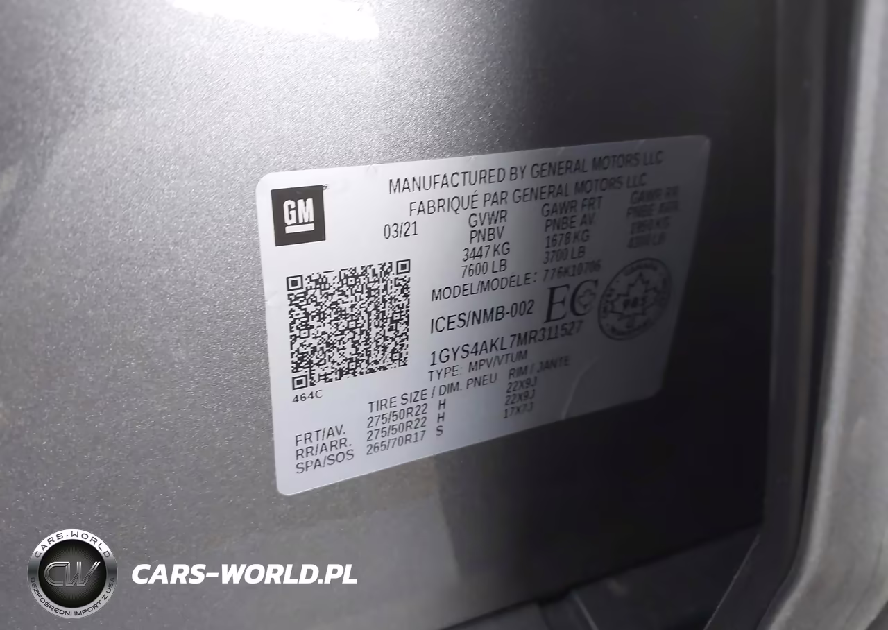 2021 Cadillac Escalade Luxury VIN:1GYS4AKL7MR311527 - 9