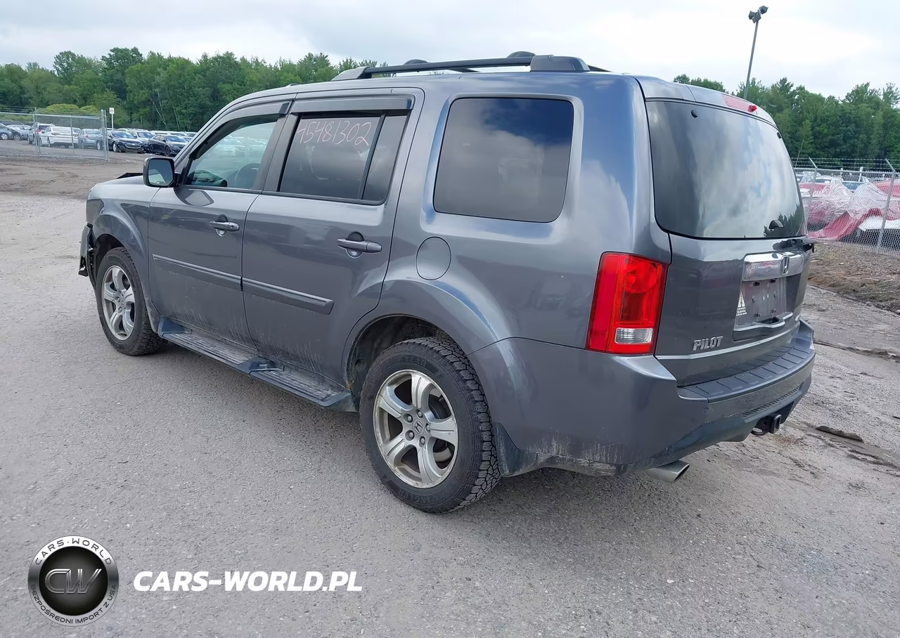 2014 Honda Pilot Ex-L VIN:5FNYF4H75EB038052 - 3