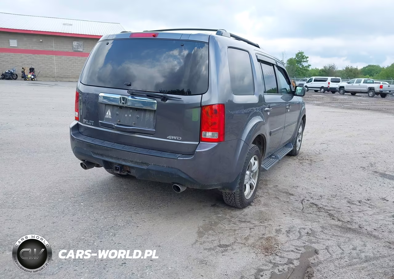 2014 Honda Pilot Ex-L VIN:5FNYF4H75EB038052 - 4