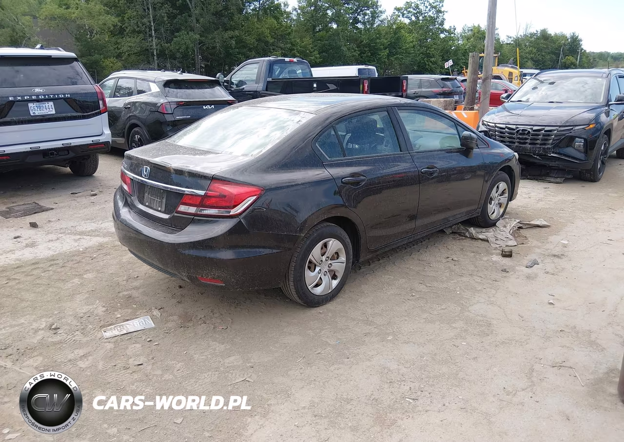 2014 Honda Civic Lx VIN:2HGFB2F56EH520792 - 4