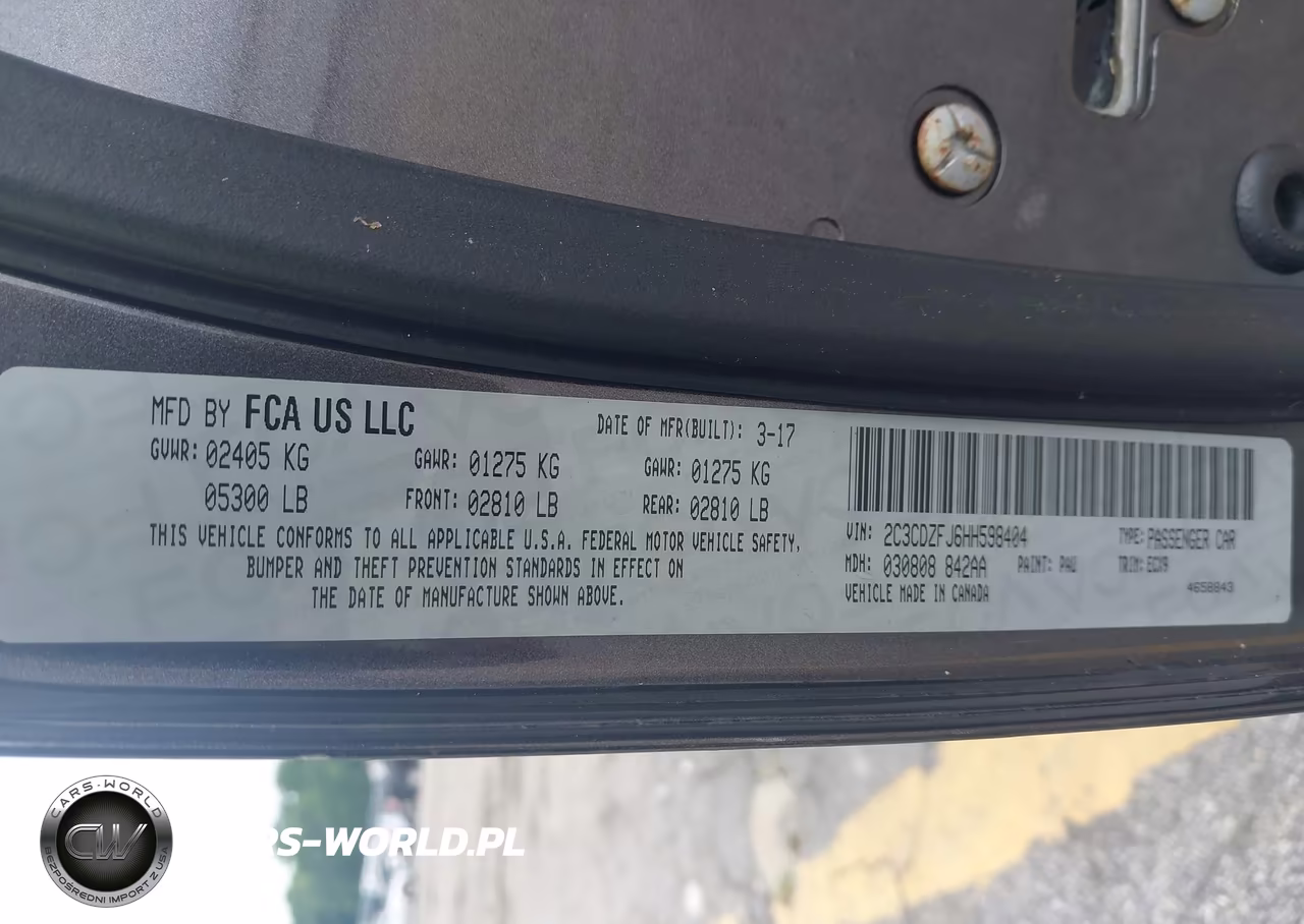 2017 Dodge Challenger R-T Scat Pack VIN:2C3CDZFJ6HH598404 - 9