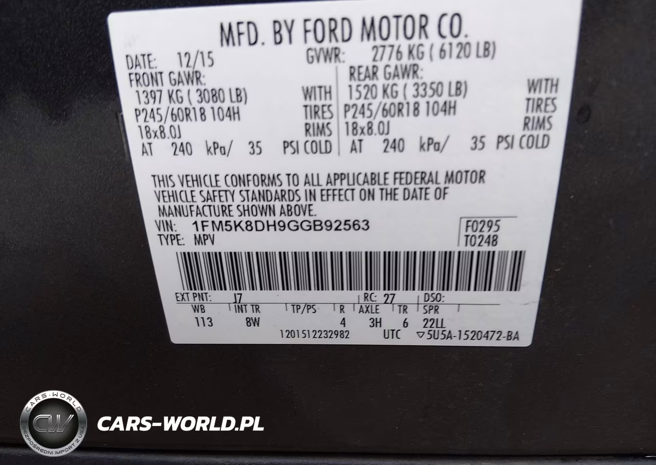 2016 Ford Explorer Xlt VIN:1FM5K8DH9GGB92563 - 9
