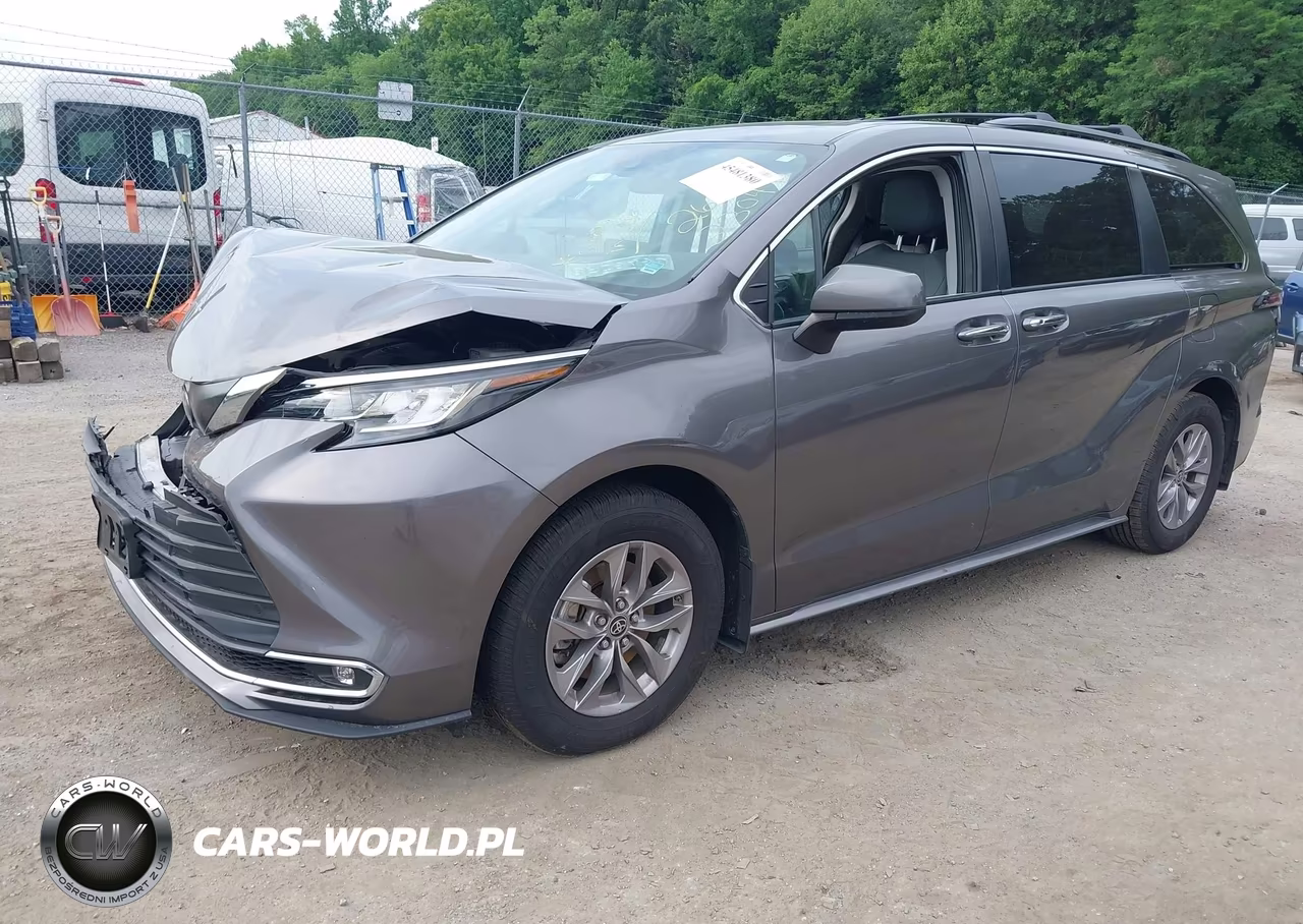 2022 Toyota Sienna Xle VIN:5TDYRKEC3NS123027 - 2