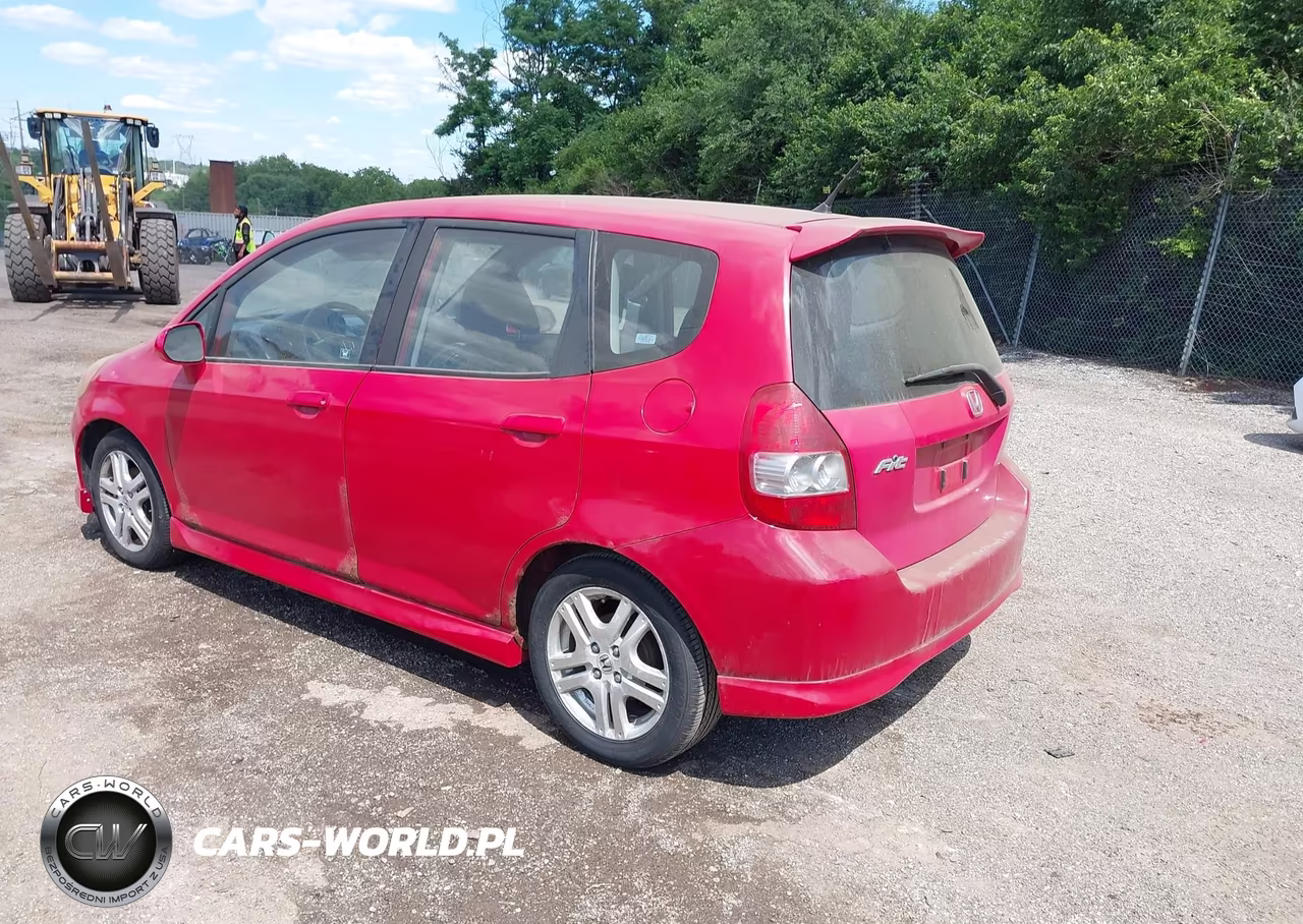 2007 Honda Fit Sport VIN:JHMGD38667S014530 - 3