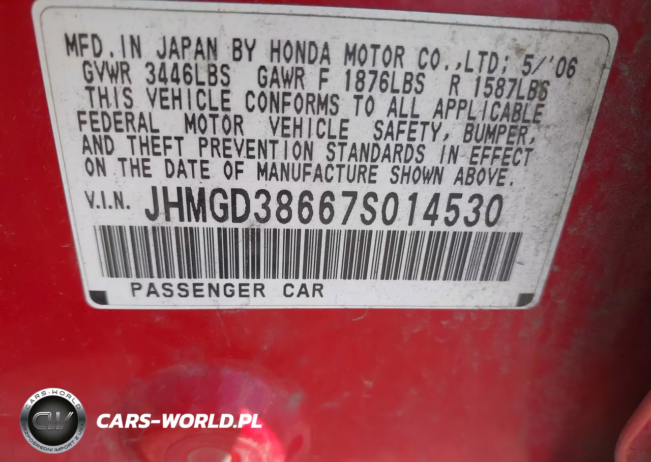 2007 Honda Fit Sport VIN:JHMGD38667S014530 - 9