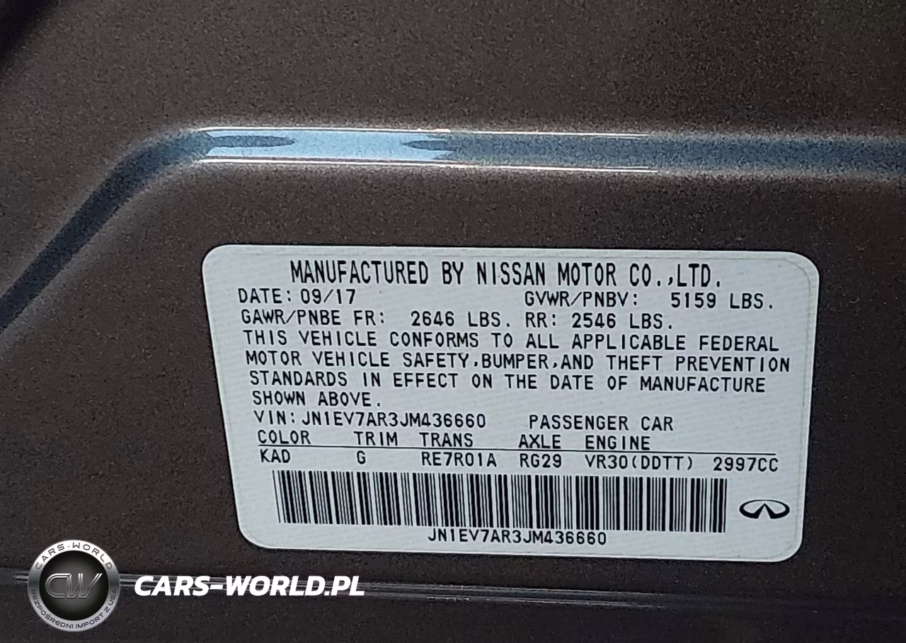 2018 Infiniti Q50 3.0T Luxe VIN:JN1EV7AR3JM436660 - 9