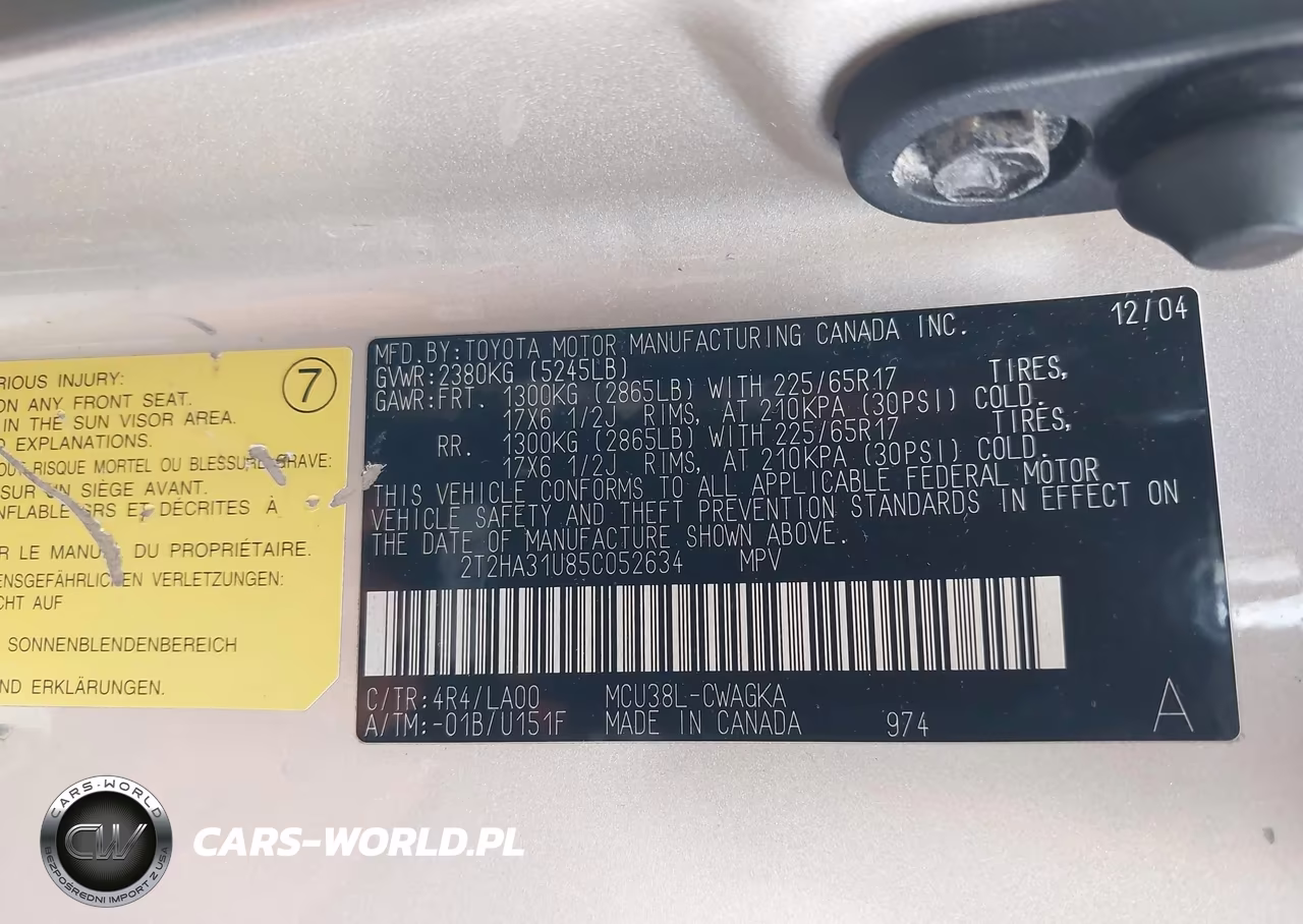 2005 Lexus Rx 330 VIN:2T2HA31U85C052634 - 9