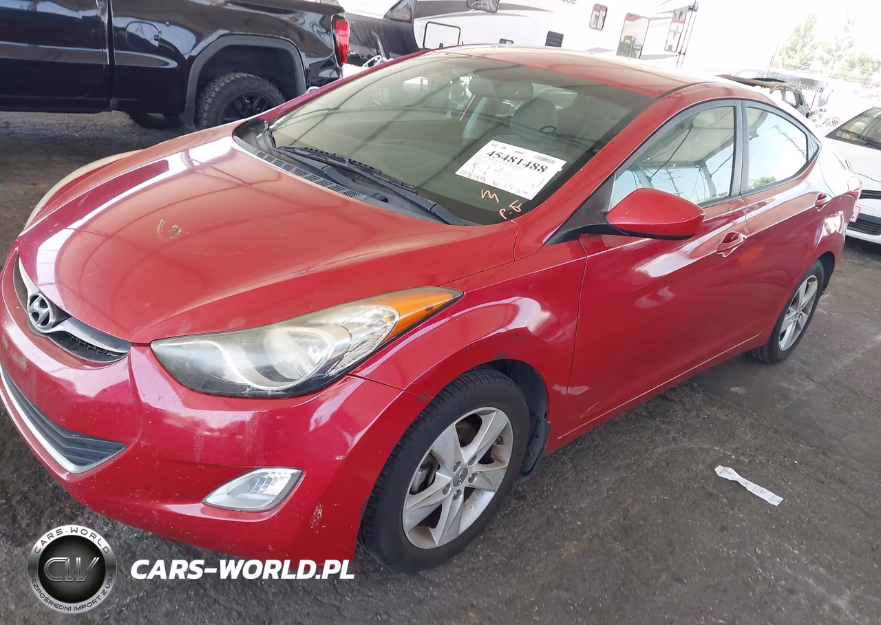 2013 Hyundai Elantra Gls VIN:KMHDH4AEXDU945253 - 2