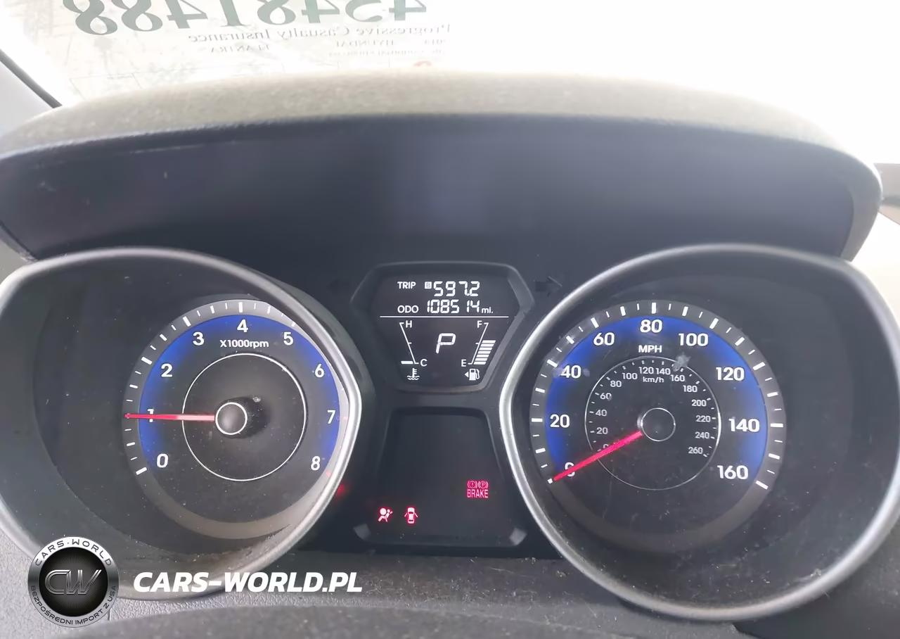 2013 Hyundai Elantra Gls VIN:KMHDH4AEXDU945253 - 7