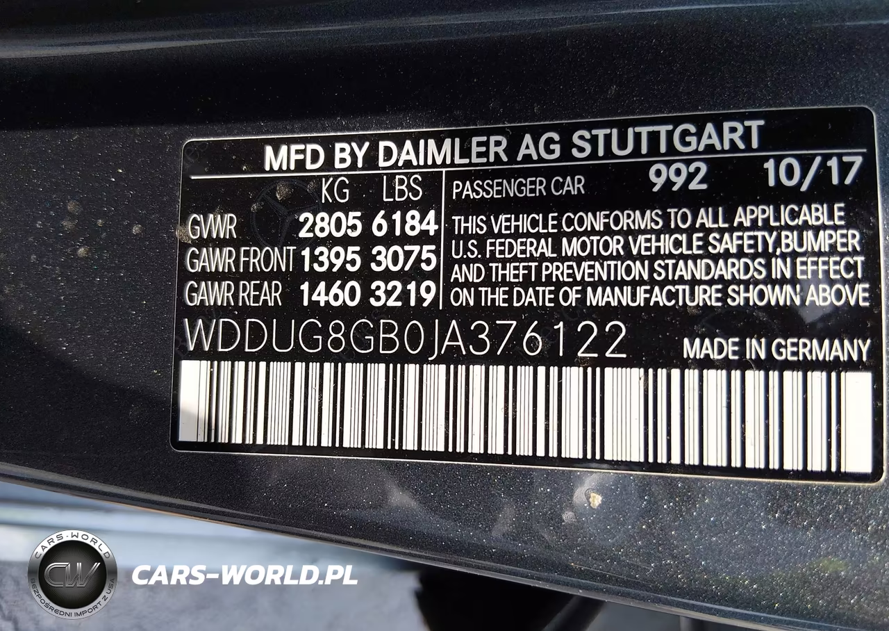 2018 Mercedes-Benz S 560 4Matic VIN:WDDUG8GB0JA376122 - 9