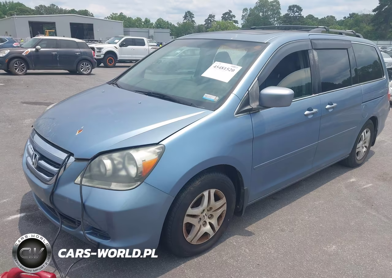 2005 Honda Odyssey Ex-L VIN:5FNRL38665B090577 - 2