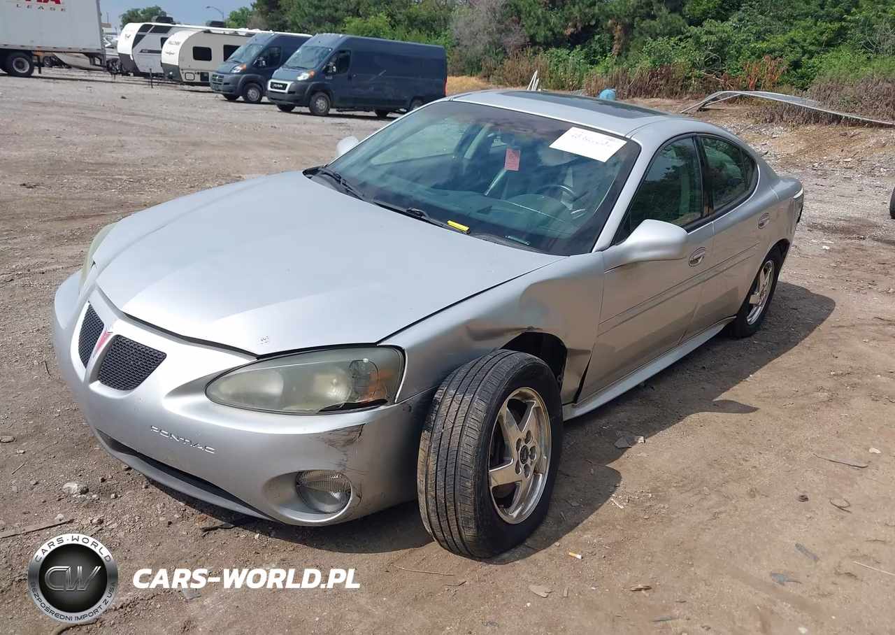 2004 Pontiac Grand Prix Gt2 VIN:2G2WS522841275226 - 2