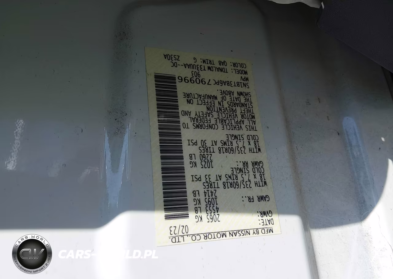 2023 Nissan Rogue Sv Fwd VIN:5N1BT3BA6PC790996 - 9