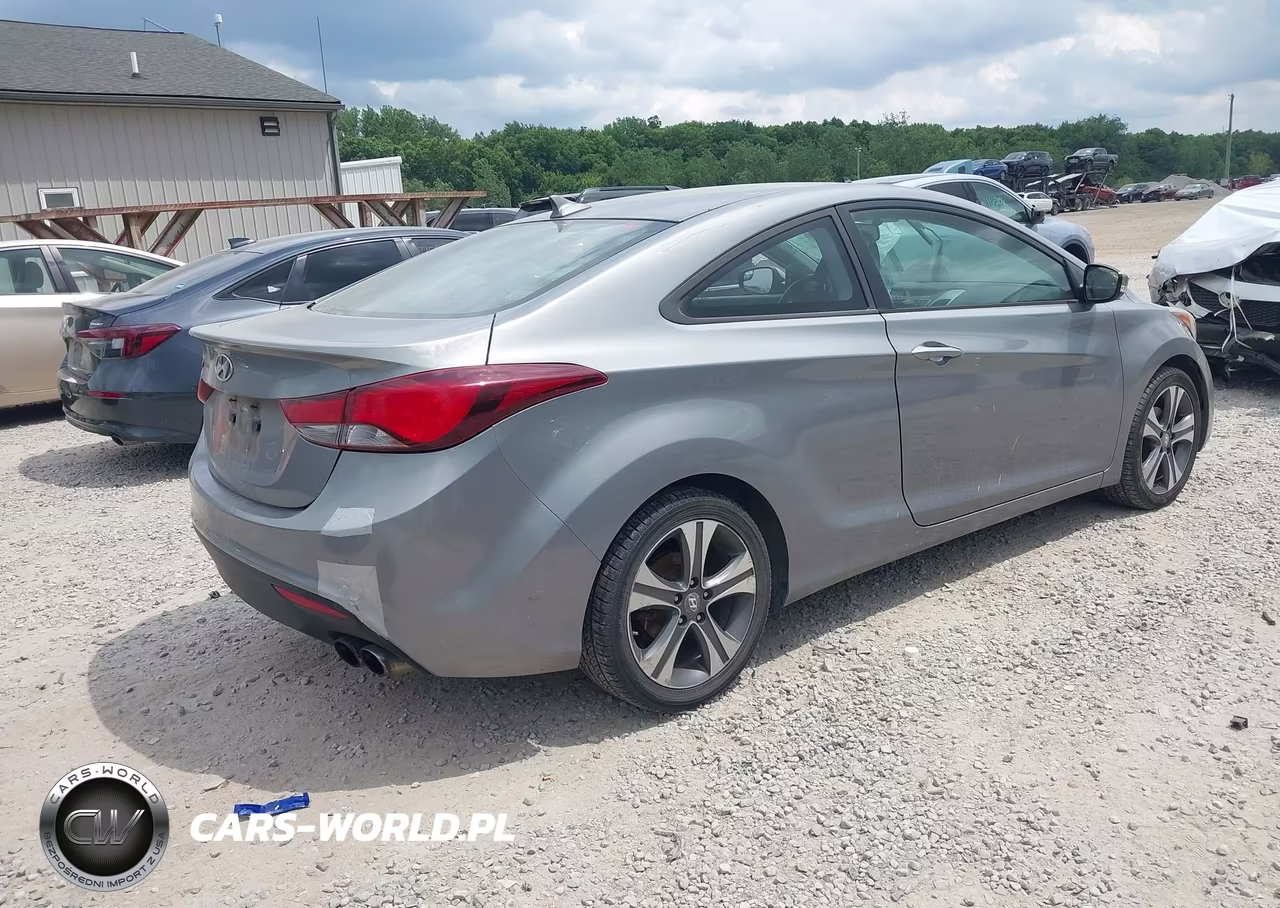 2014 Hyundai Elantra VIN:KMHDH6AH3EU028310 - 4