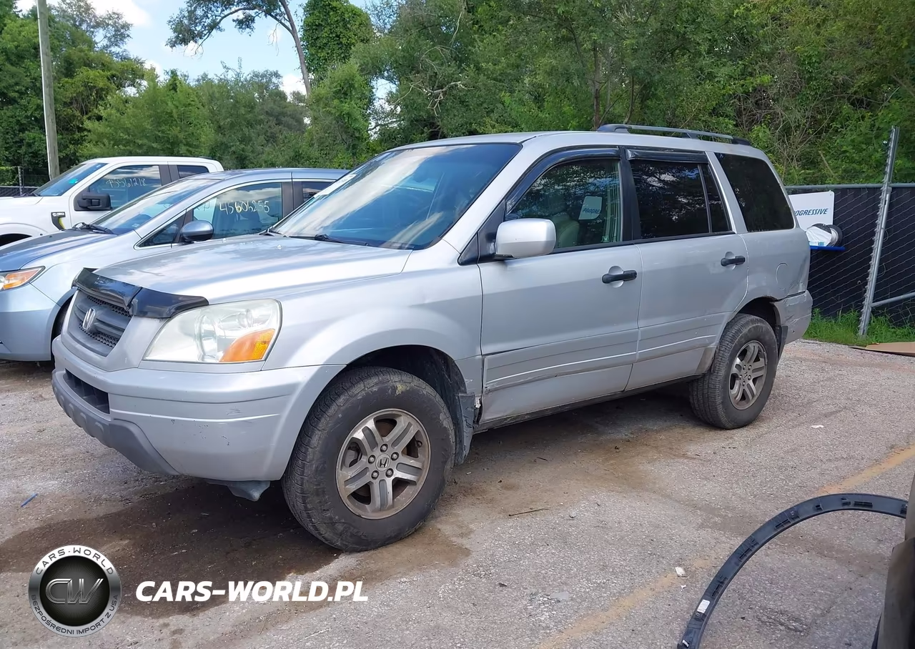 2004 Honda Pilot Ex-L VIN:2HKYF18514H502435 - 2