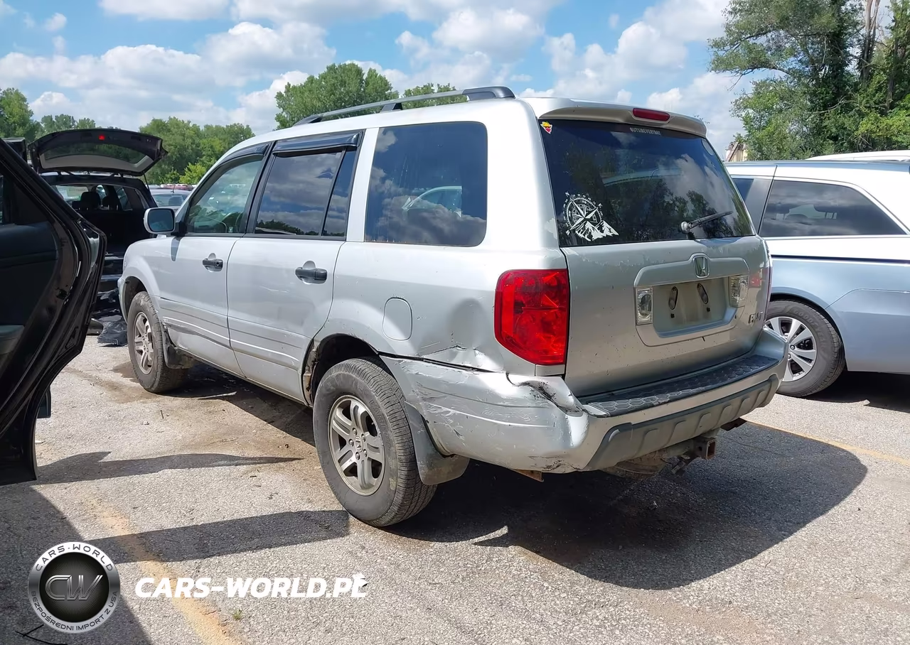 2004 Honda Pilot Ex-L VIN:2HKYF18514H502435 - 3