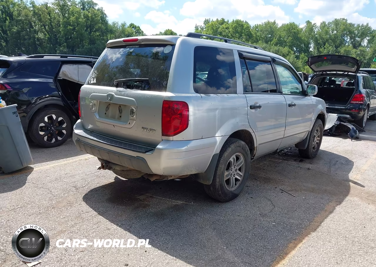 2004 Honda Pilot Ex-L VIN:2HKYF18514H502435 - 4