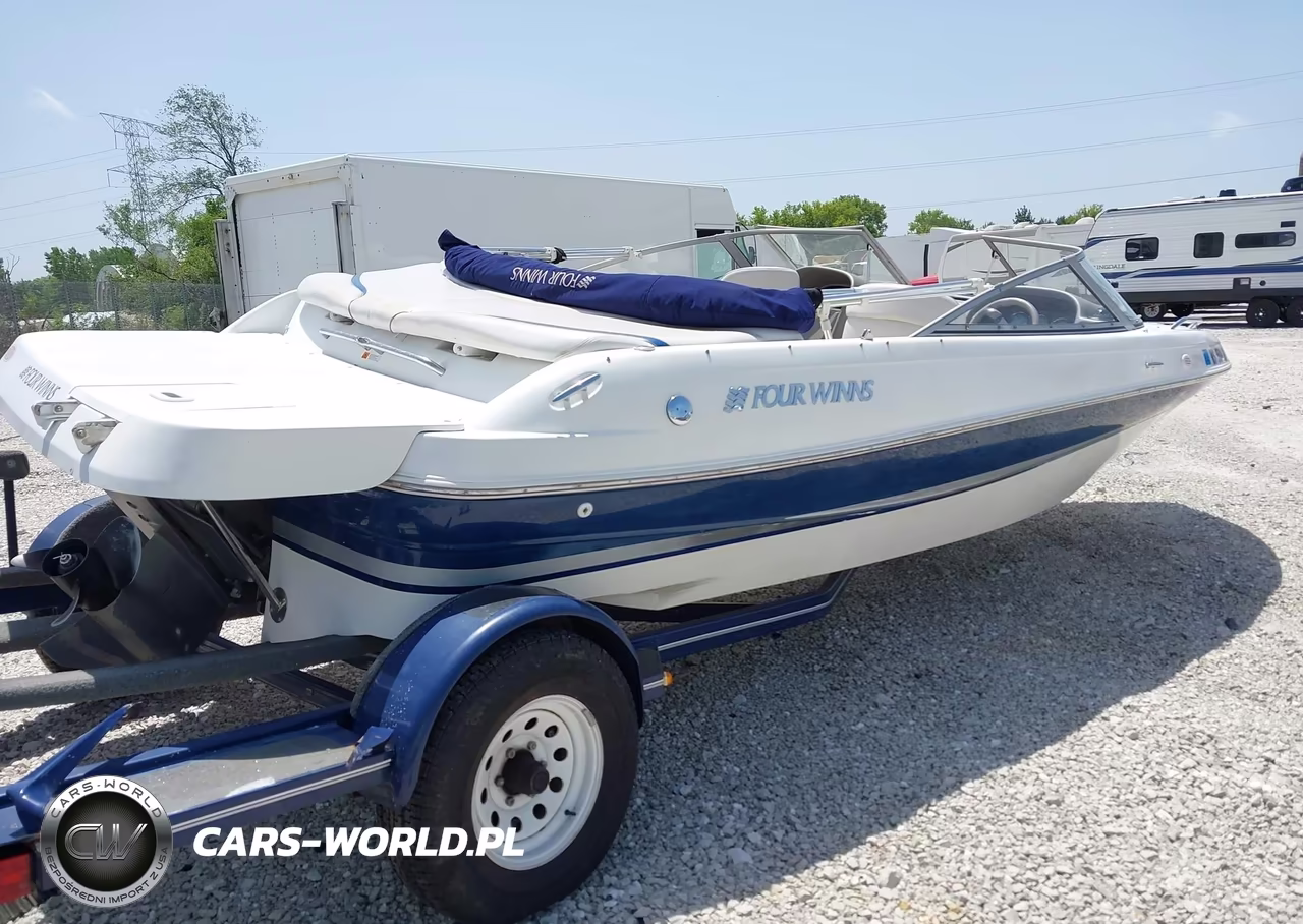 2003 Four Winns Boat And Trailer VIN:GFNMG044G203 - 4