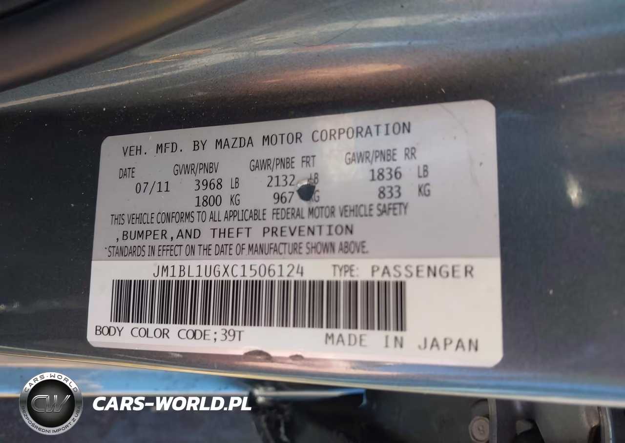 2012 Mazda 3 I VIN:JM1BL1UGXC1506124 - 9