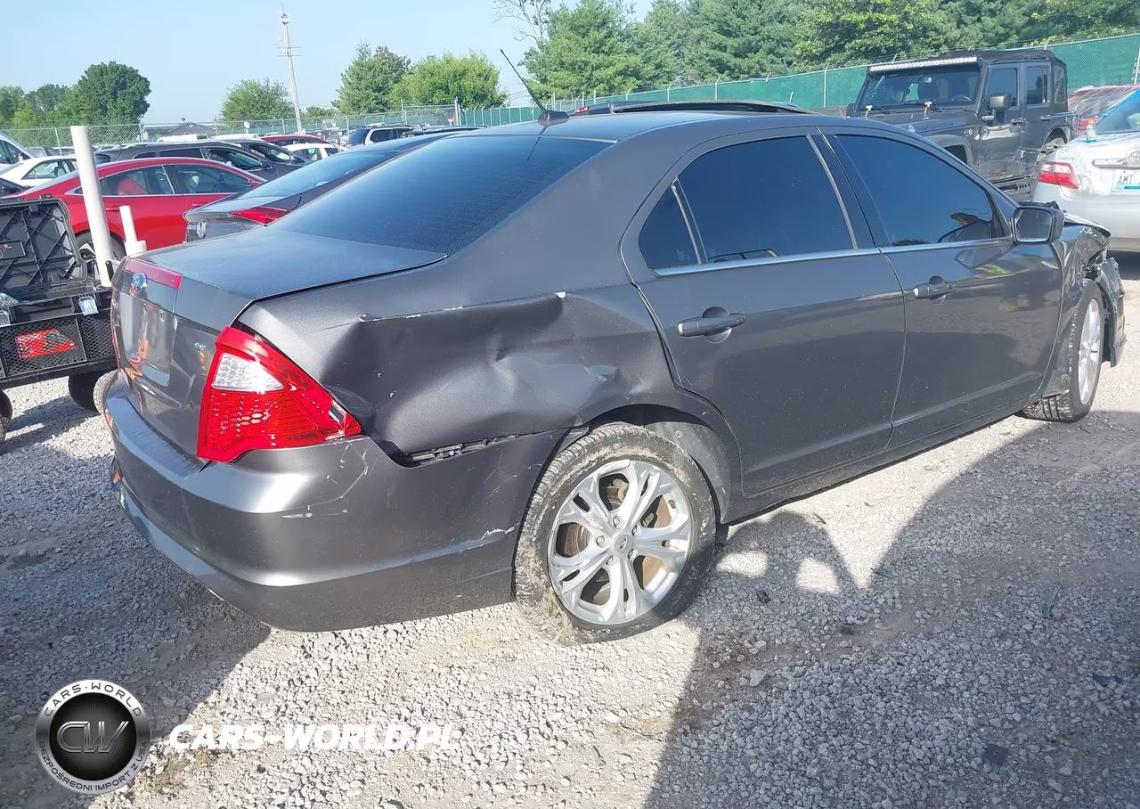 2012 Ford Fusion Se VIN:3FAHP0HA1CR374624 - 4