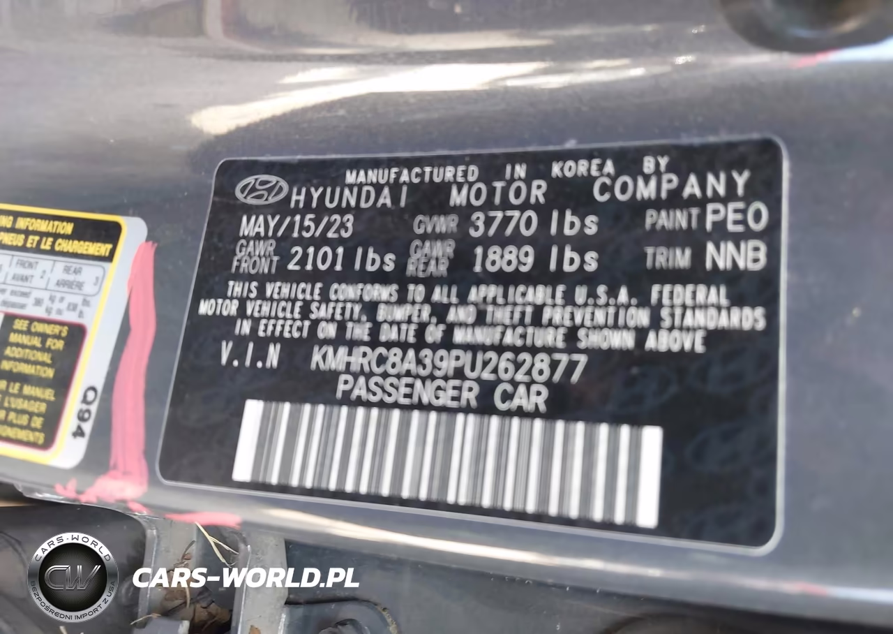 2023 Hyundai Venue Limited VIN:KMHRC8A39PU262877 - 9