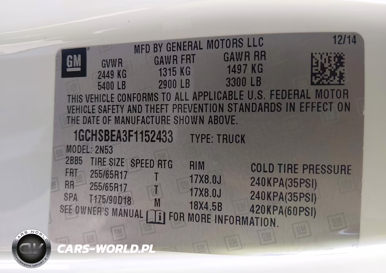 2015 Chevrolet Colorado 2Wd Lt VIN:1GCHSBEA3F1152433 - 9