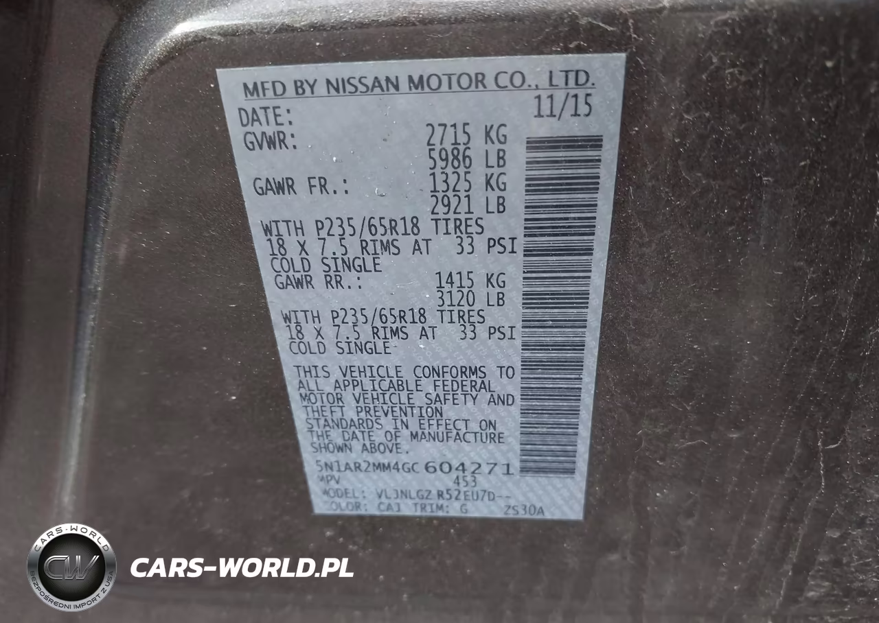 2016 Nissan Pathfinder Sl VIN:5N1AR2MM4GC604271 - 9