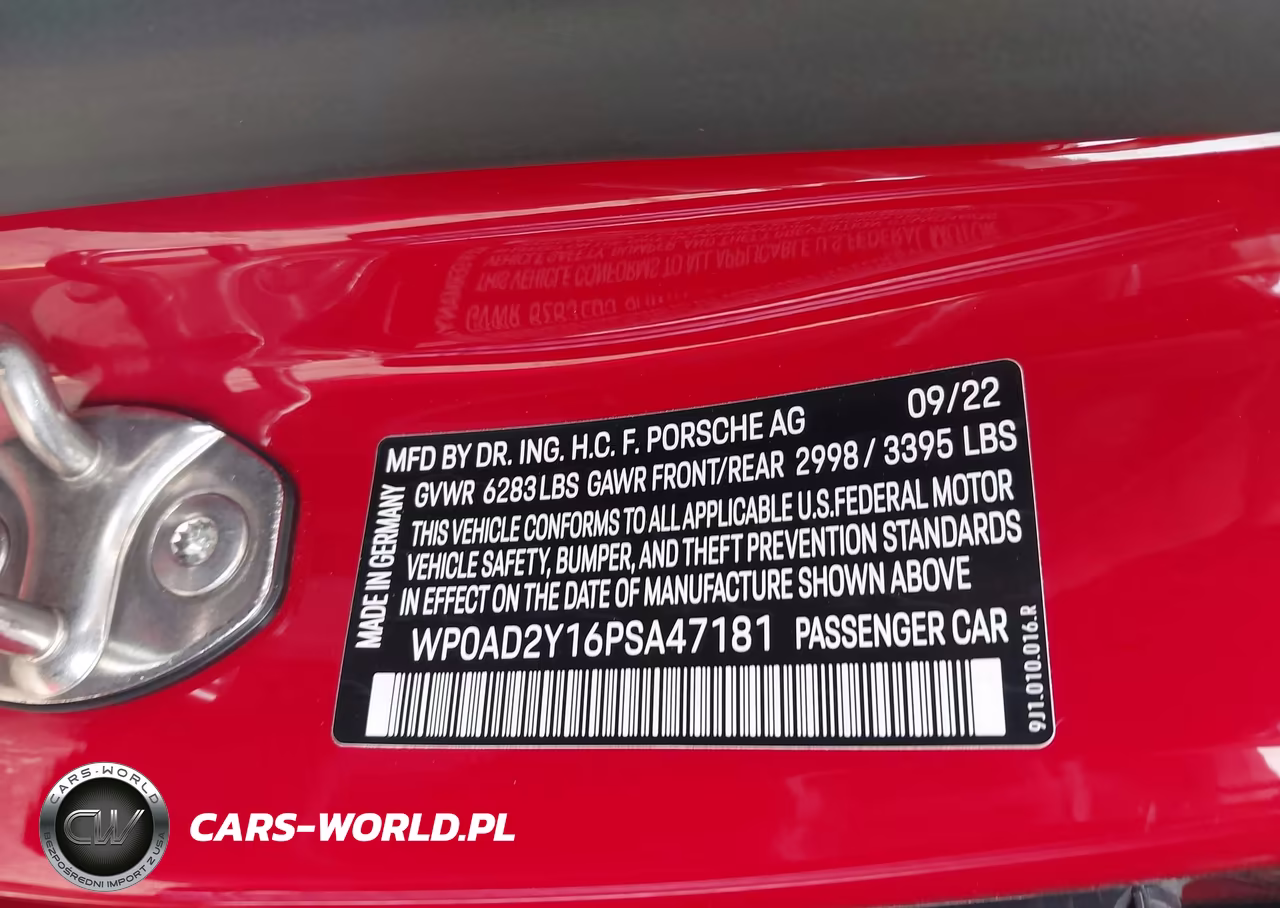 2023 Porsche Taycan Gts VIN:WP0AD2Y16PSA47181 - 9