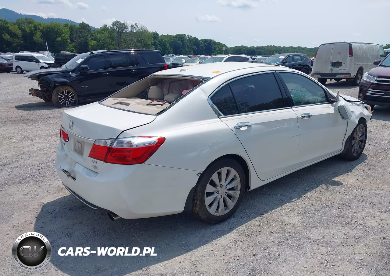 2014 Honda Accord Ex-L V-6 VIN:1HGCR3F87EA032965 - 4