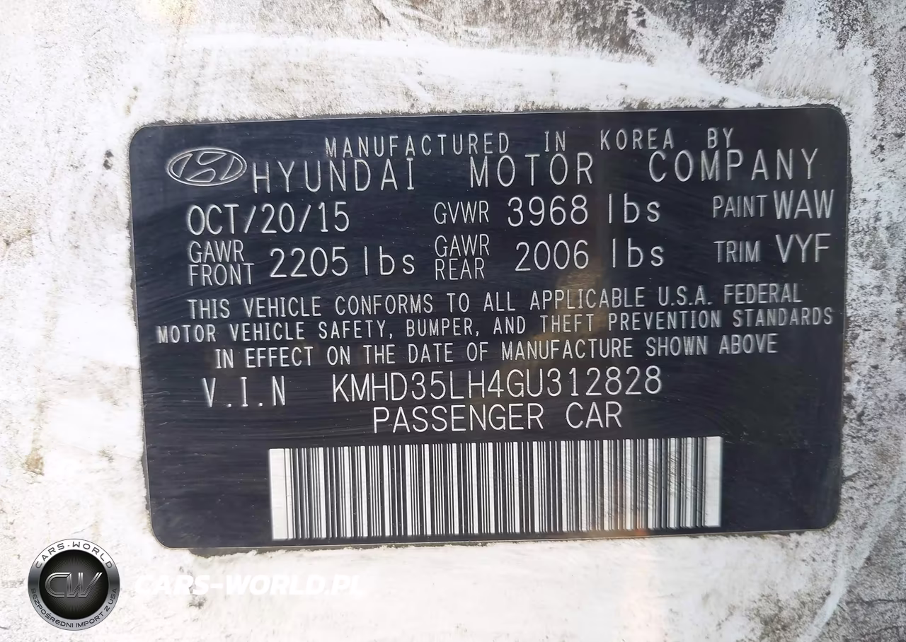 2016 Hyundai Elantra Gt VIN:KMHD35LH4GU312828 - 9