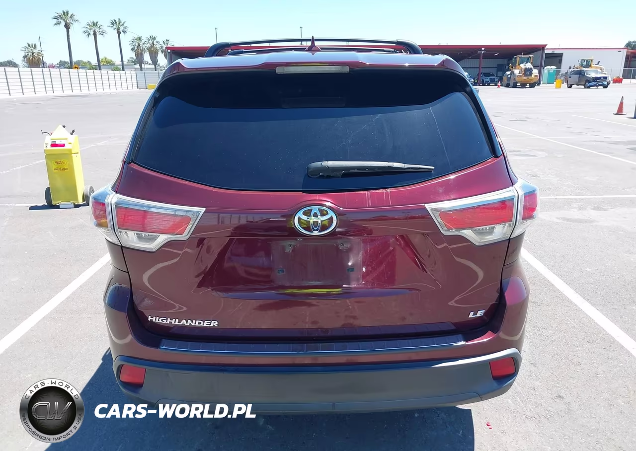 2015 Toyota Highlander Le VIN:5TDZARFH2FS016079 - 16