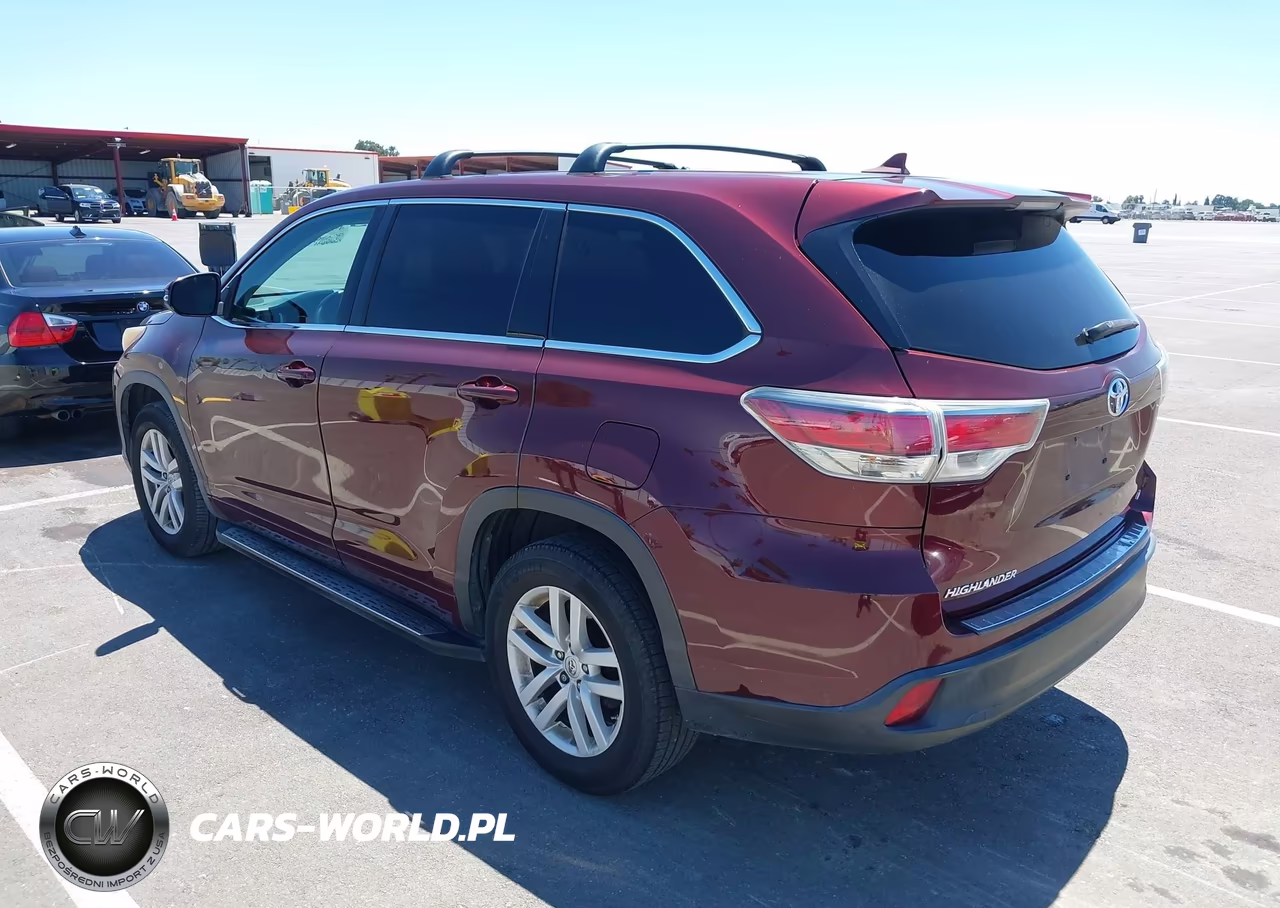 2015 Toyota Highlander Le VIN:5TDZARFH2FS016079 - 3