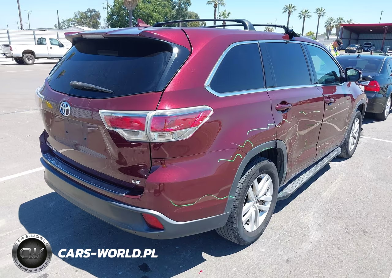 2015 Toyota Highlander Le VIN:5TDZARFH2FS016079 - 4