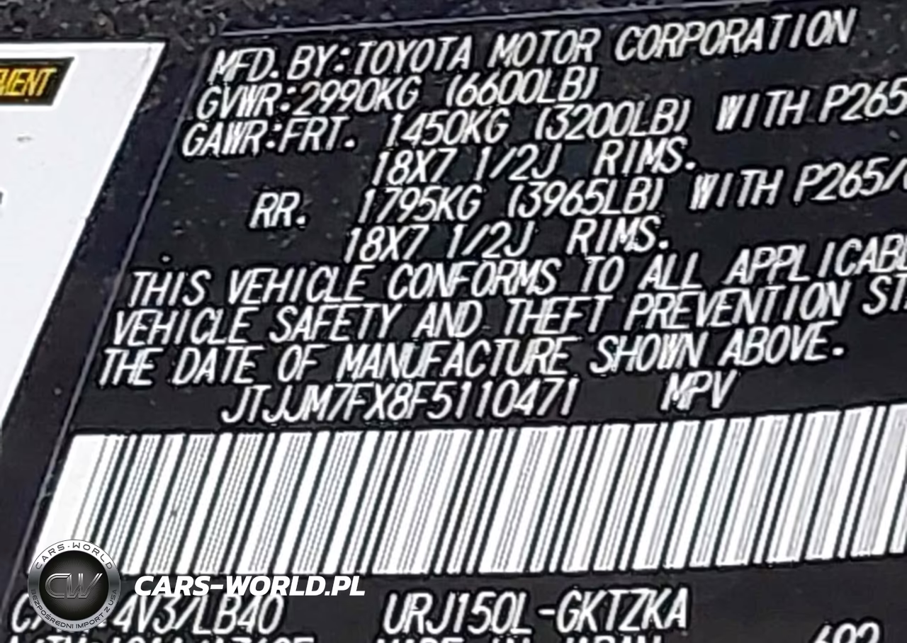 2015 Lexus Gx 460 Luxury VIN:JTJJM7FX8F5110471 - 9