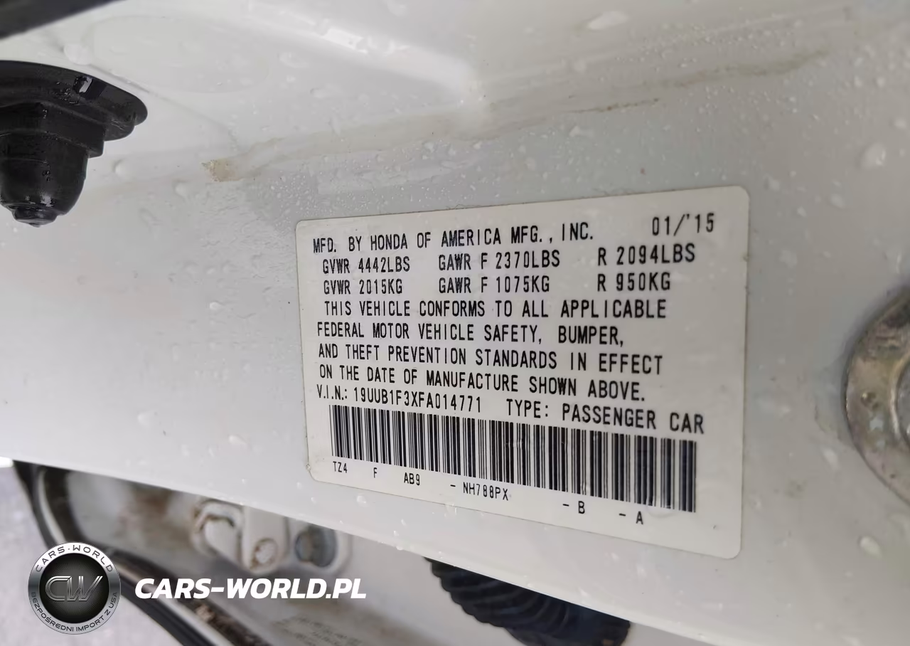 2015 Acura Tlx VIN:19UUB1F3XFA014771 - 9