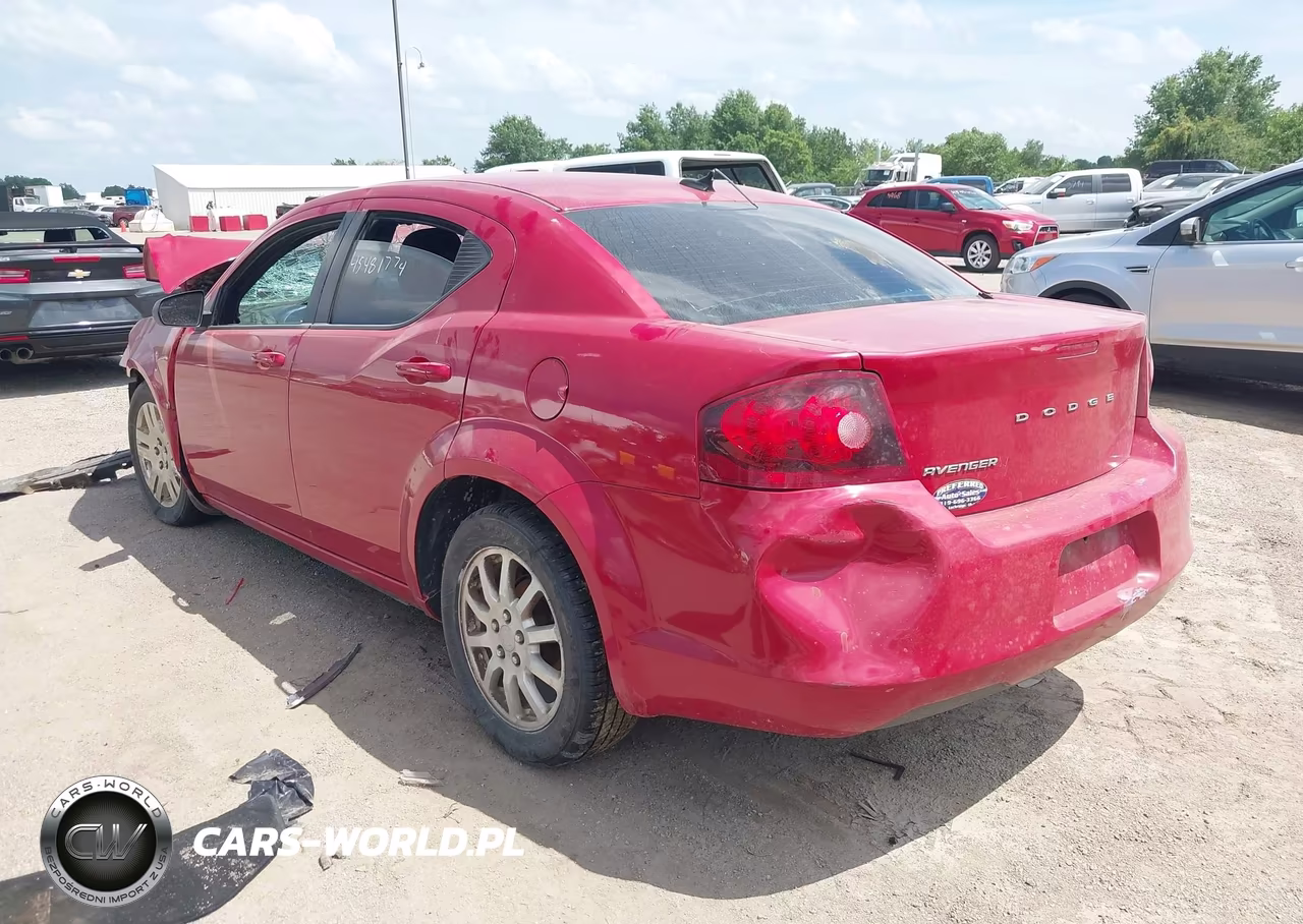 2013 Dodge Avenger Se VIN:1C3CDZAB7DN603661 - 3