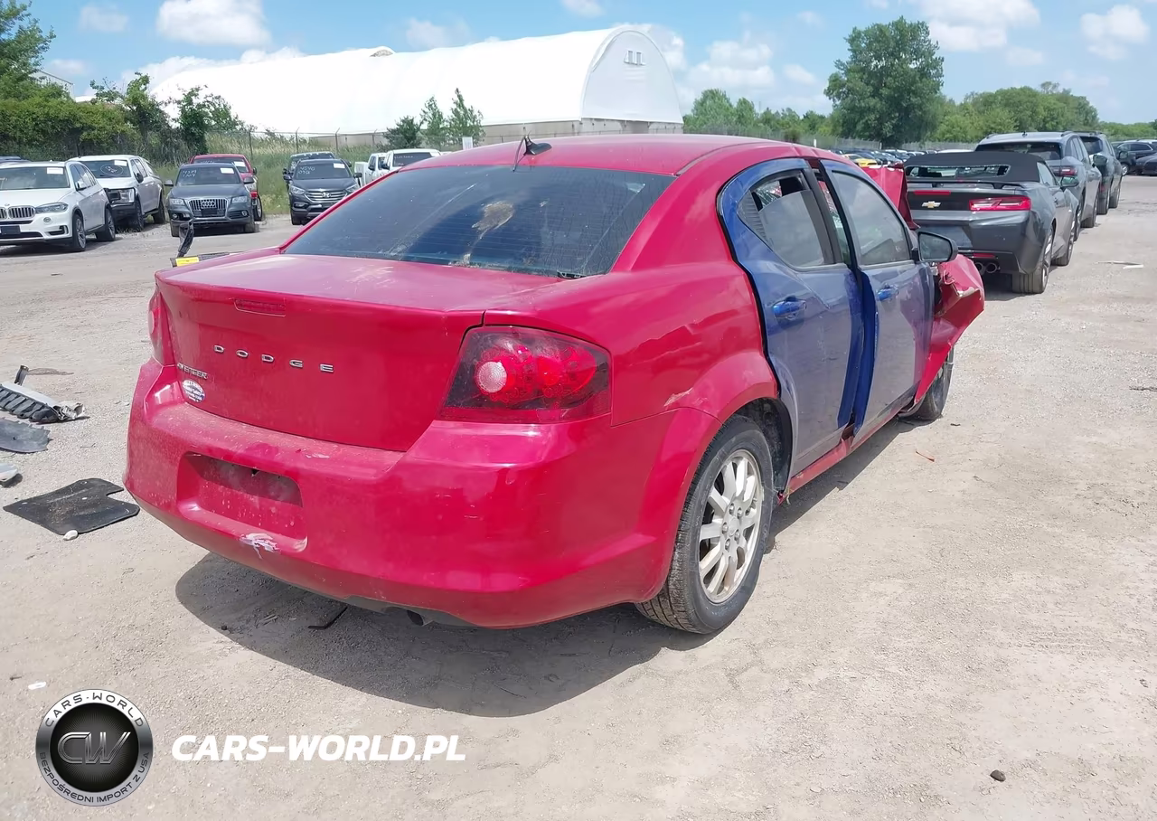 2013 Dodge Avenger Se VIN:1C3CDZAB7DN603661 - 4