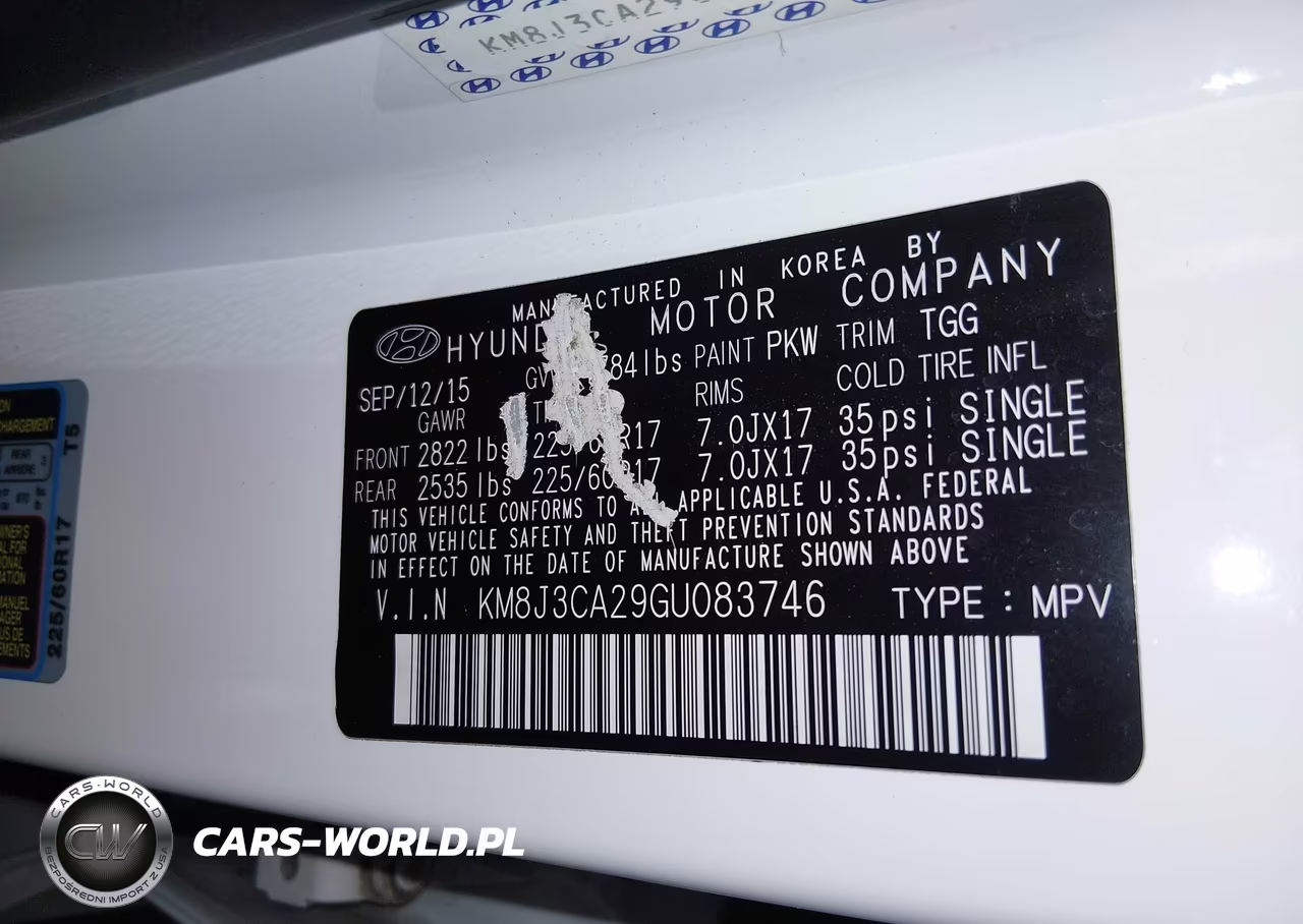 2016 Hyundai Tucson Eco VIN:KM8J3CA29GU083746 - 9