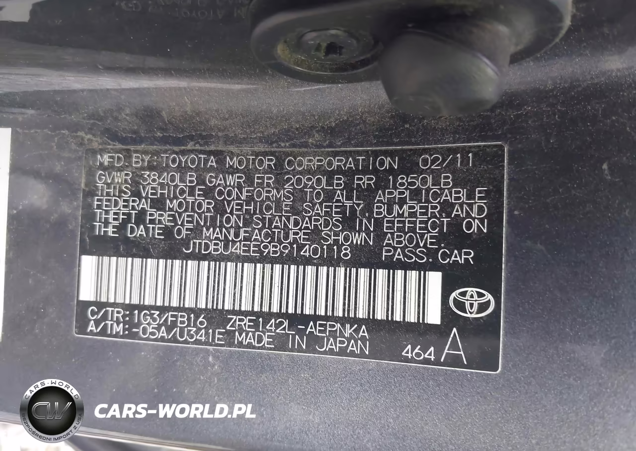 2011 Toyota Corolla Le VIN:JTDBU4EE9B9140118 - 9