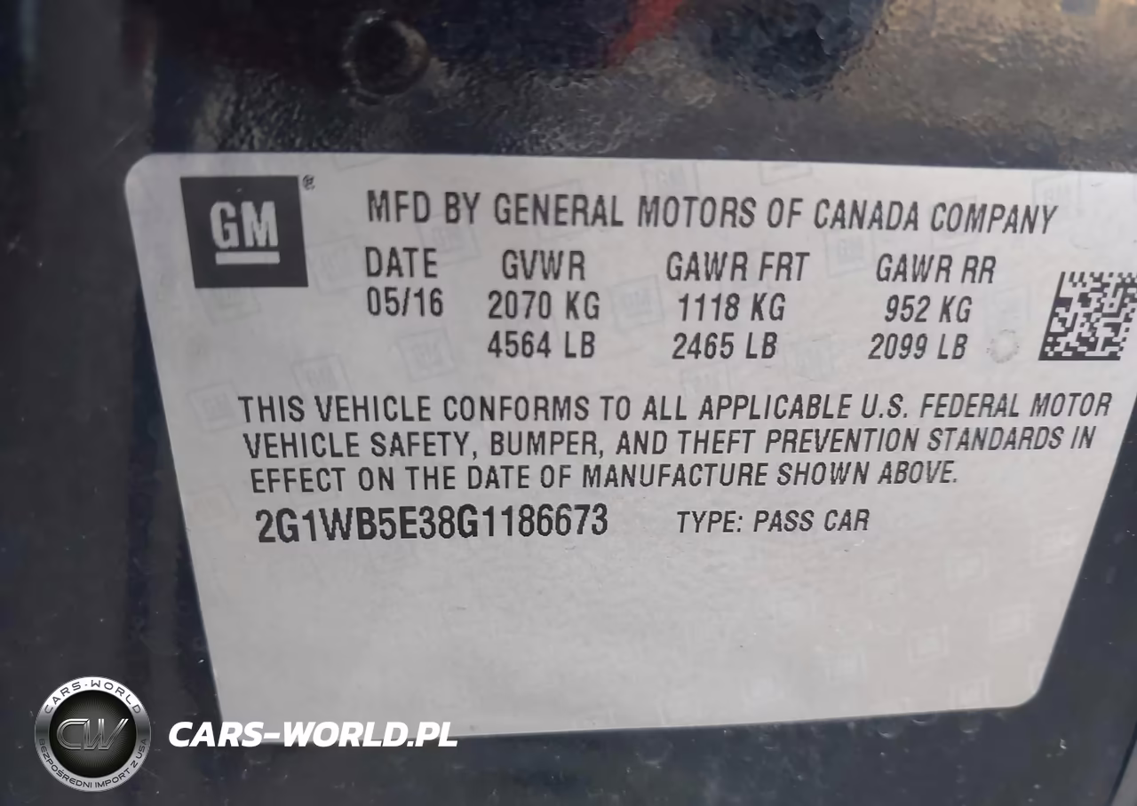 2016 Chevrolet Impala Limited Lt VIN:2G1WB5E38G1186673 - 9