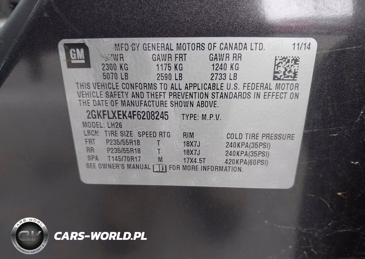 2015 GMC Terrain Slt-1 VIN:2GKFLXEK4F6208245 - 9