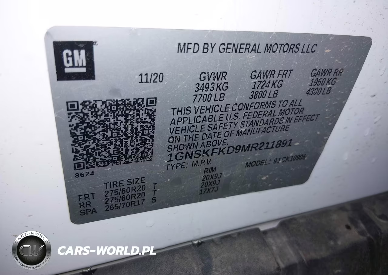 2021 Chevrolet Suburban 4Wd Premier VIN:1GNSKFKD9MR211891 - 9