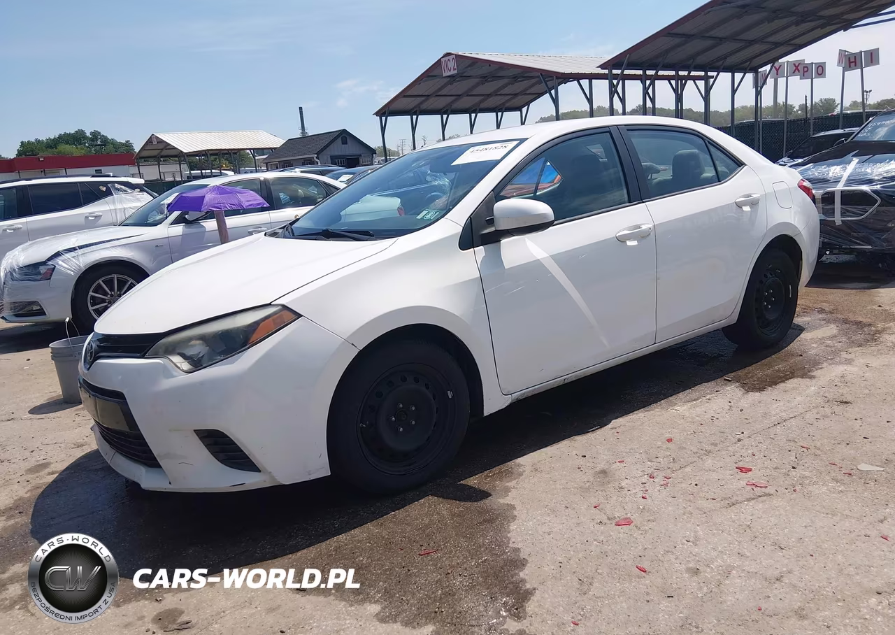 2015 Toyota Corolla Le VIN:2T1BURHE6FC455306 - 2