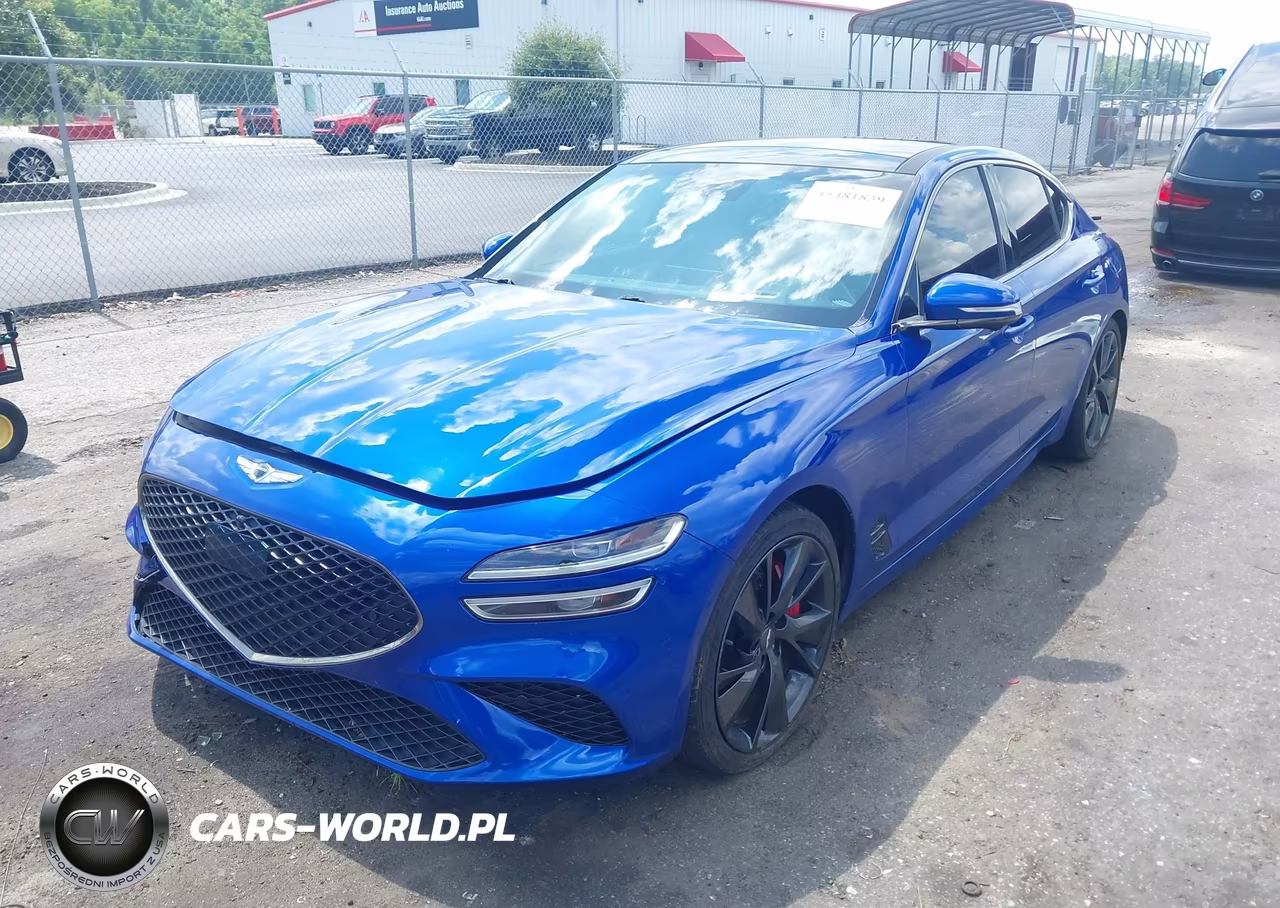 2022 Genesis G70 3.3T Rwd VIN:KMTG54TE1NU103279 - 2