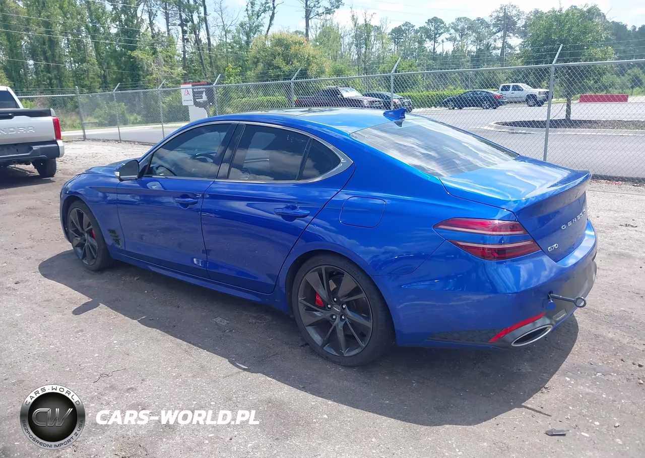 2022 Genesis G70 3.3T Rwd VIN:KMTG54TE1NU103279 - 3