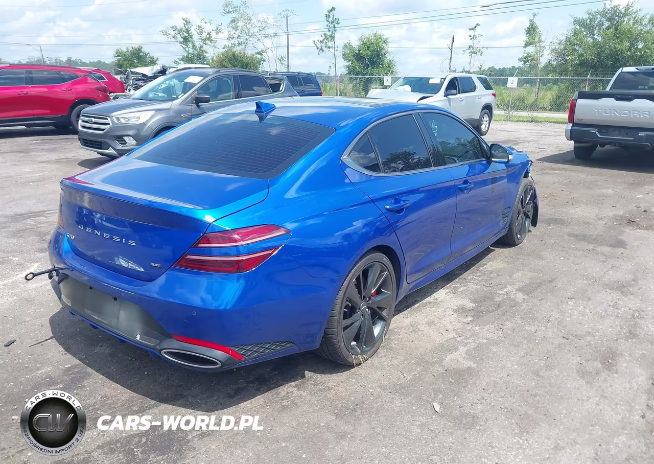2022 Genesis G70 3.3T Rwd VIN:KMTG54TE1NU103279 - 4