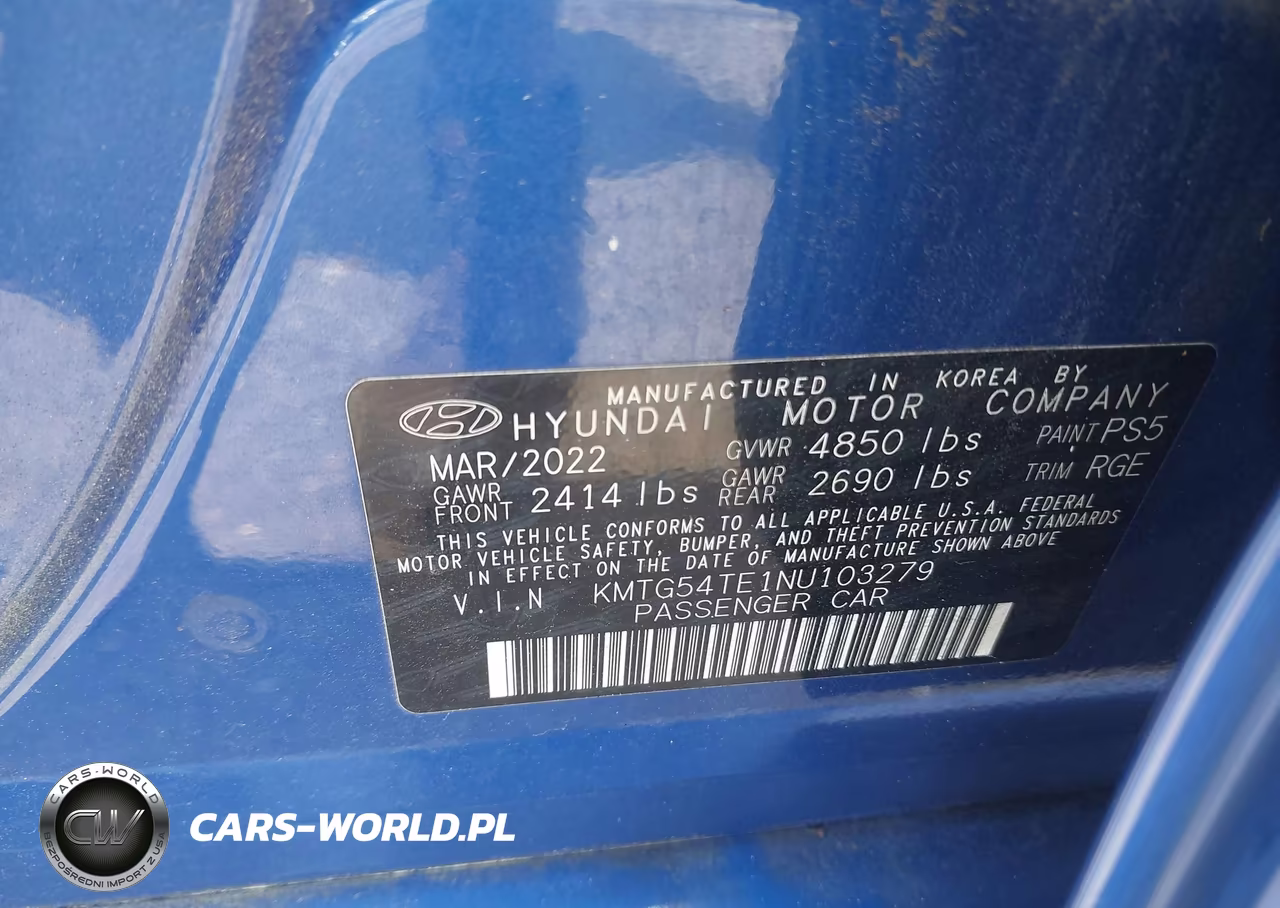 2022 Genesis G70 3.3T Rwd VIN:KMTG54TE1NU103279 - 9