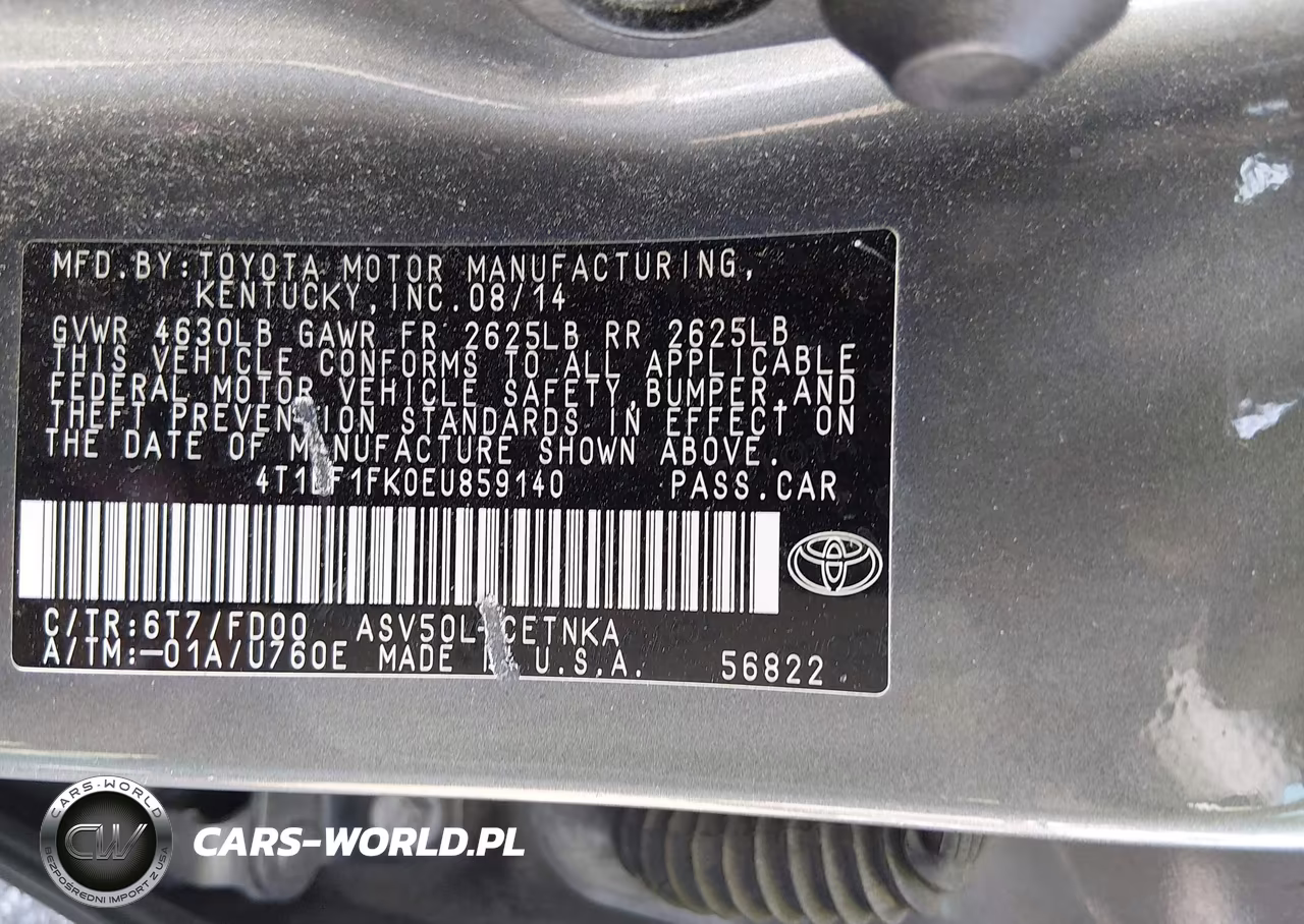 2014 Toyota Camry Le VIN:4T1BF1FK0EU859140 - 9