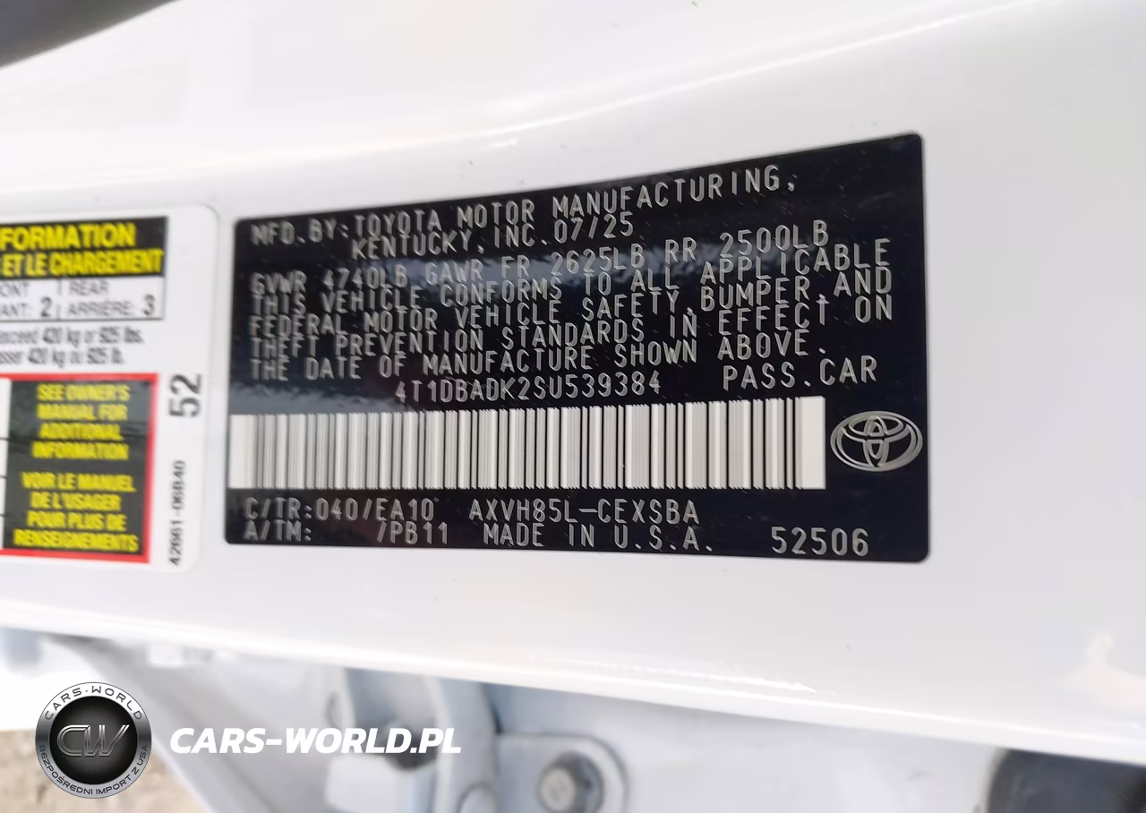 2025 Toyota Camry Se VIN:4T1DBADK2SU539384 - 9