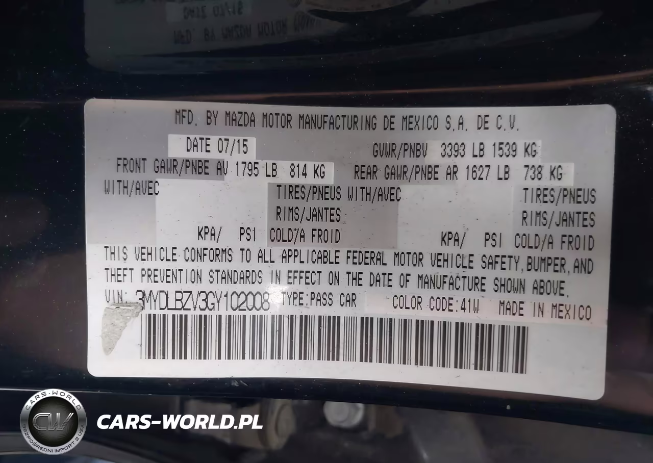 2016 Scion Ia VIN:3MYDLBZV3GY102008 - 9